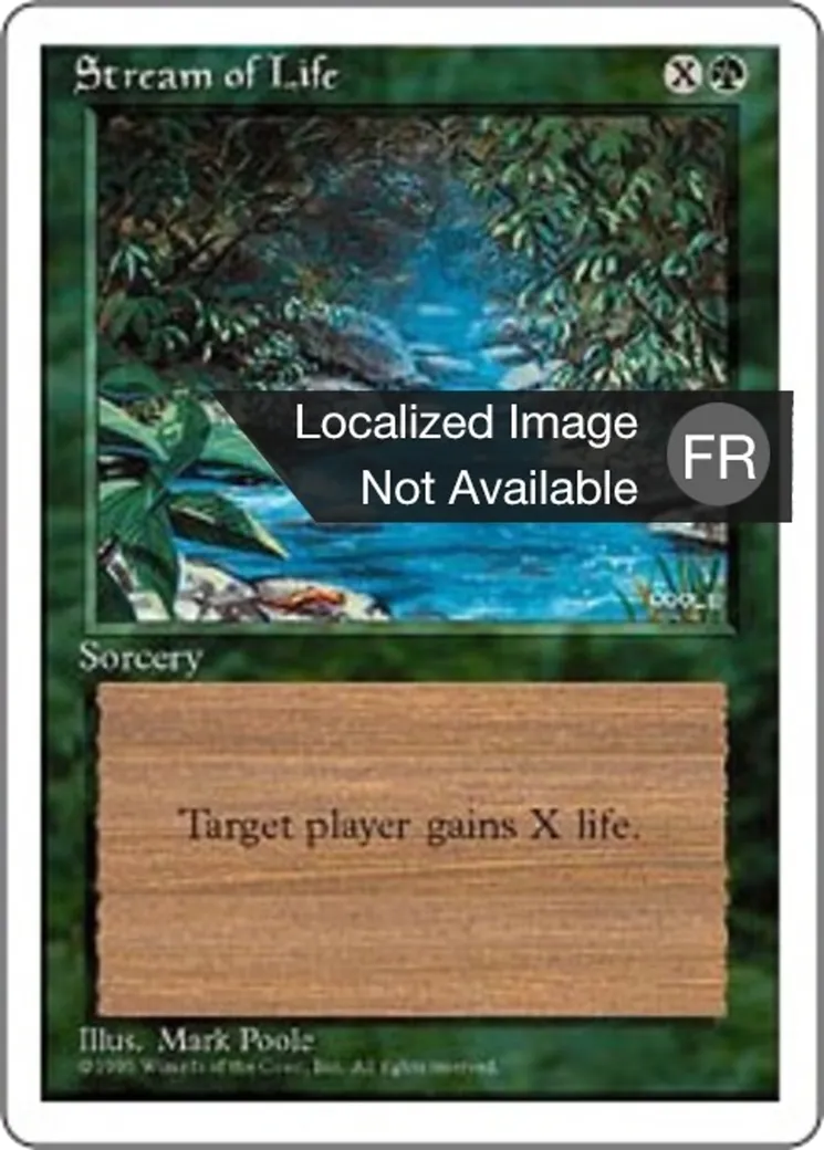 Source de vie — Fourth Edition — Magic: The Gathering