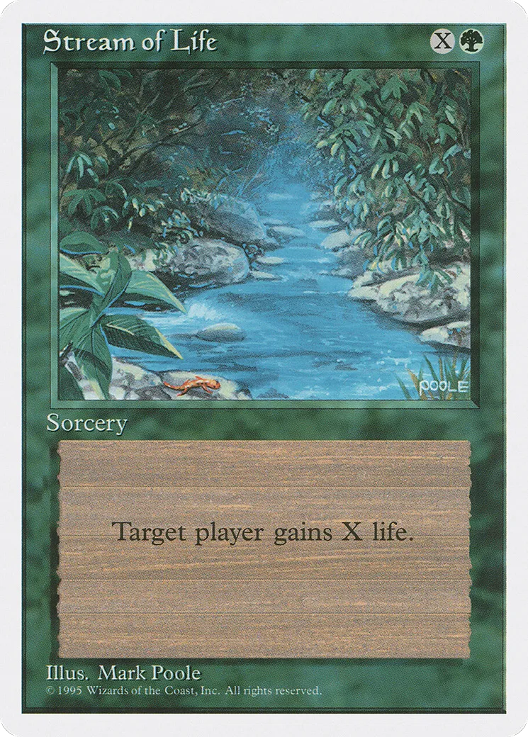 Stream of Life — Fourth Edition — Magic: The Gathering