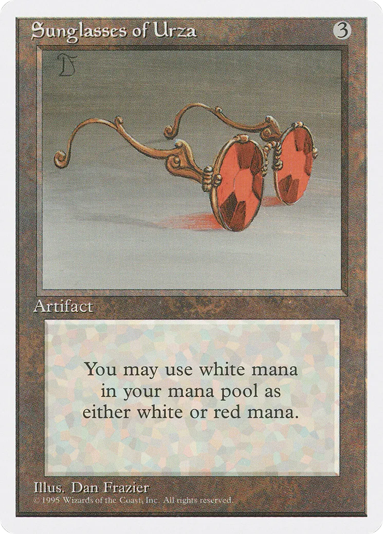 Sunglasses of Urza — Fourth Edition — Magic: The Gathering