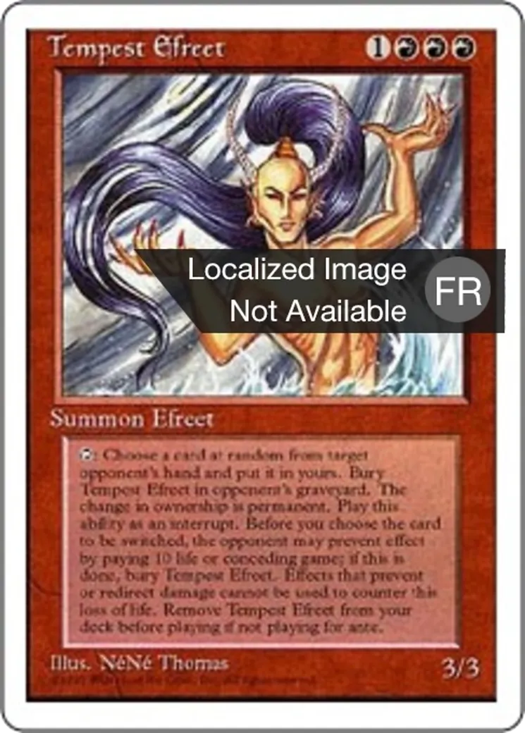 Efrit de la tourmente — Fourth Edition — Magic: The Gathering
