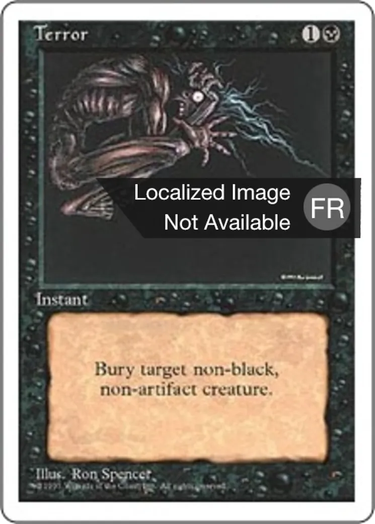 Terreur — Fourth Edition — Magic: The Gathering