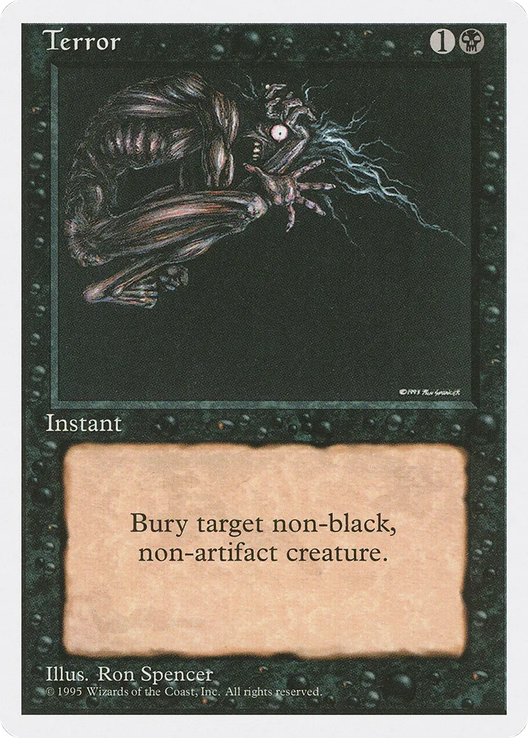 Terreur — Fourth Edition — Magic: The Gathering