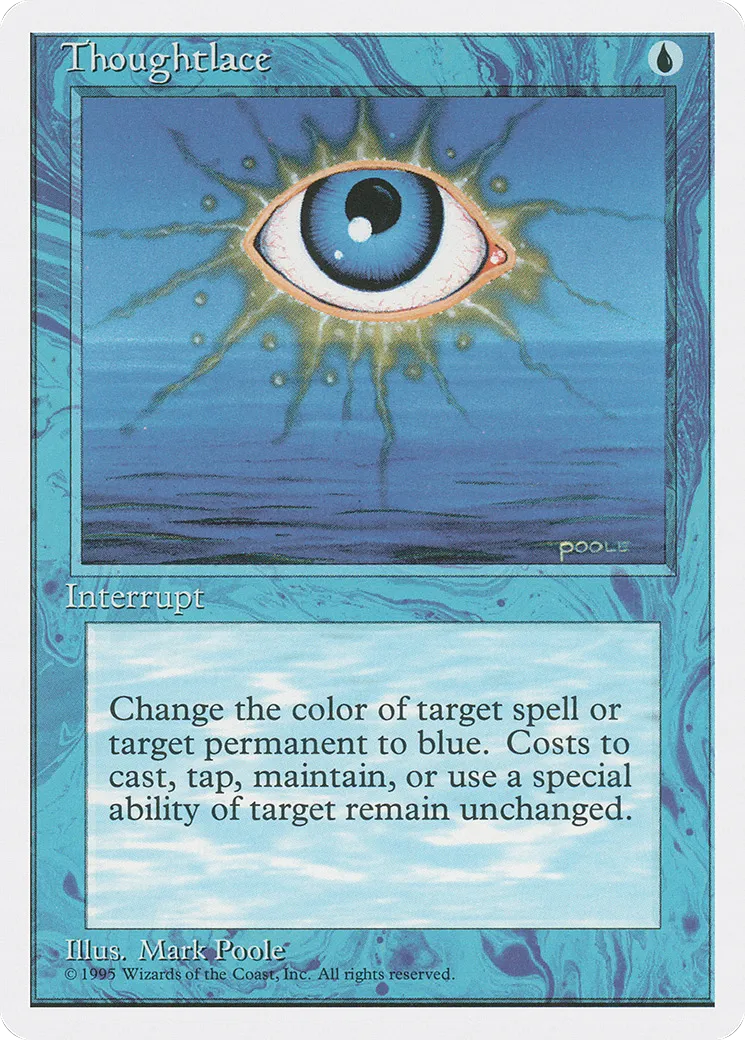 Voile de pensées — Fourth Edition — Magic: The Gathering