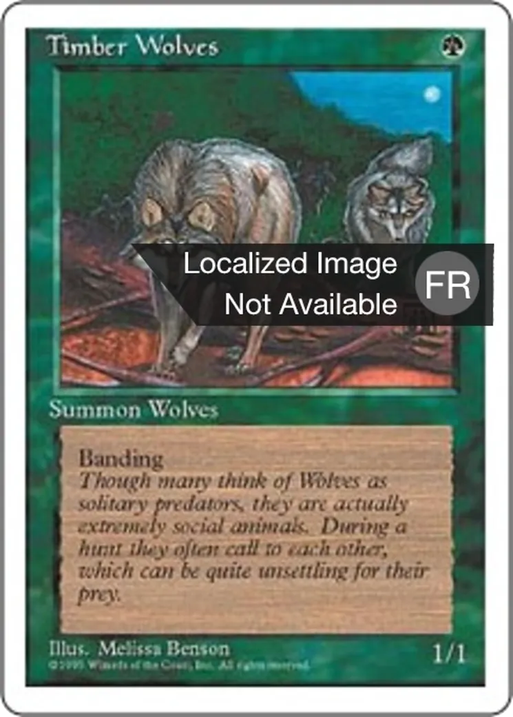 Loups des forêts — Fourth Edition — Magic: The Gathering