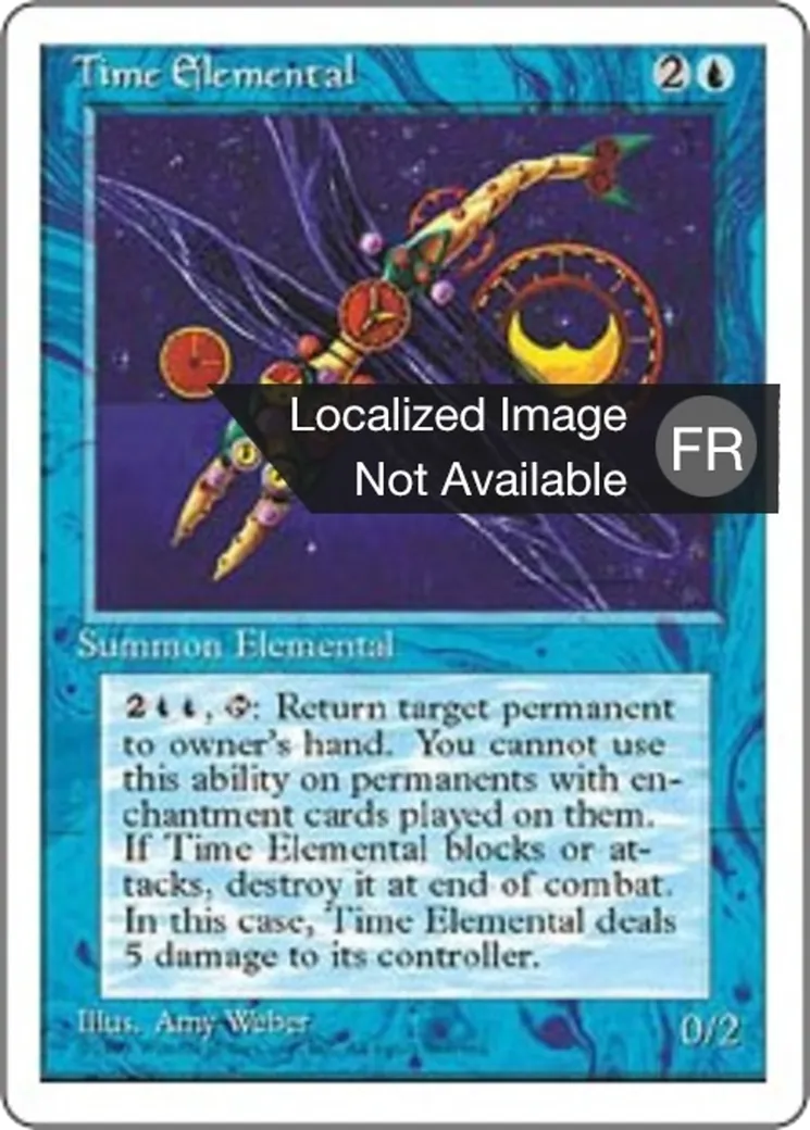 Elémental du temps — Fourth Edition — Magic: The Gathering