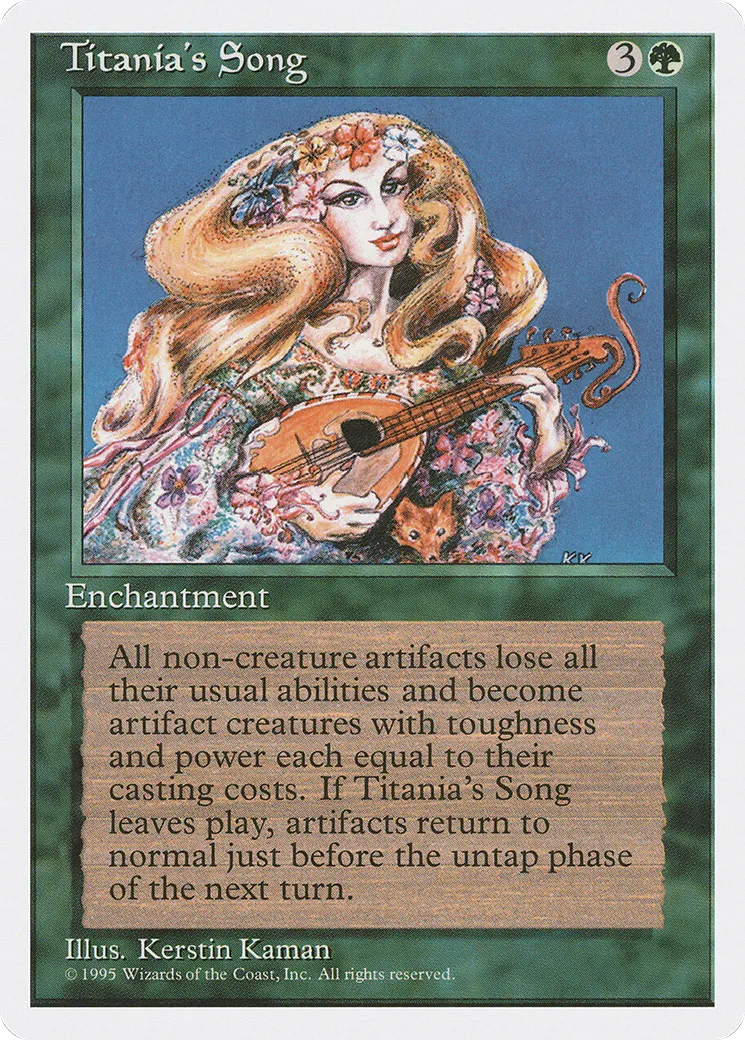 Titania's Song — Fourth Edition — Magic: The Gathering