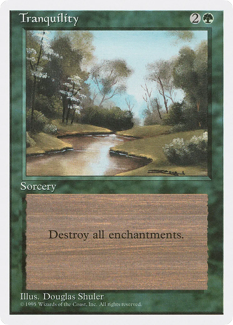 Tranquillité — Fourth Edition — Magic: The Gathering