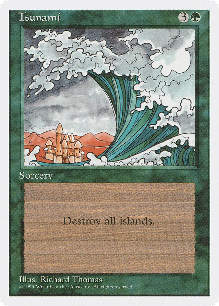 Tsunami — Fourth Edition — Magic: The Gathering