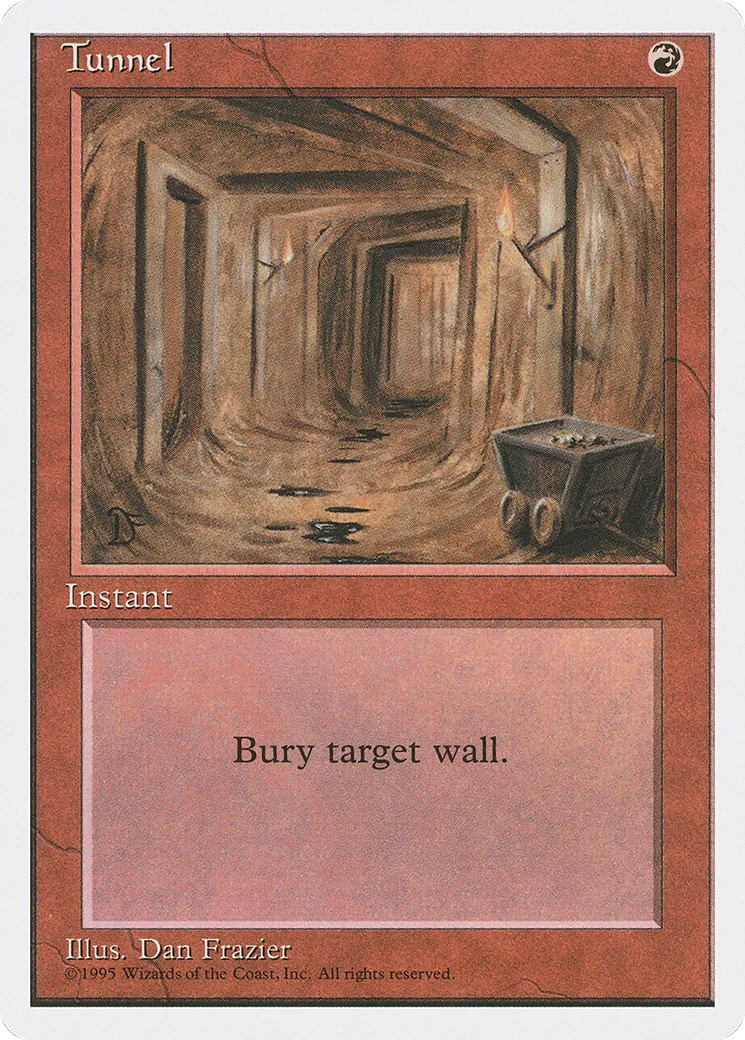 Tunnel — Fourth Edition — Magic: The Gathering