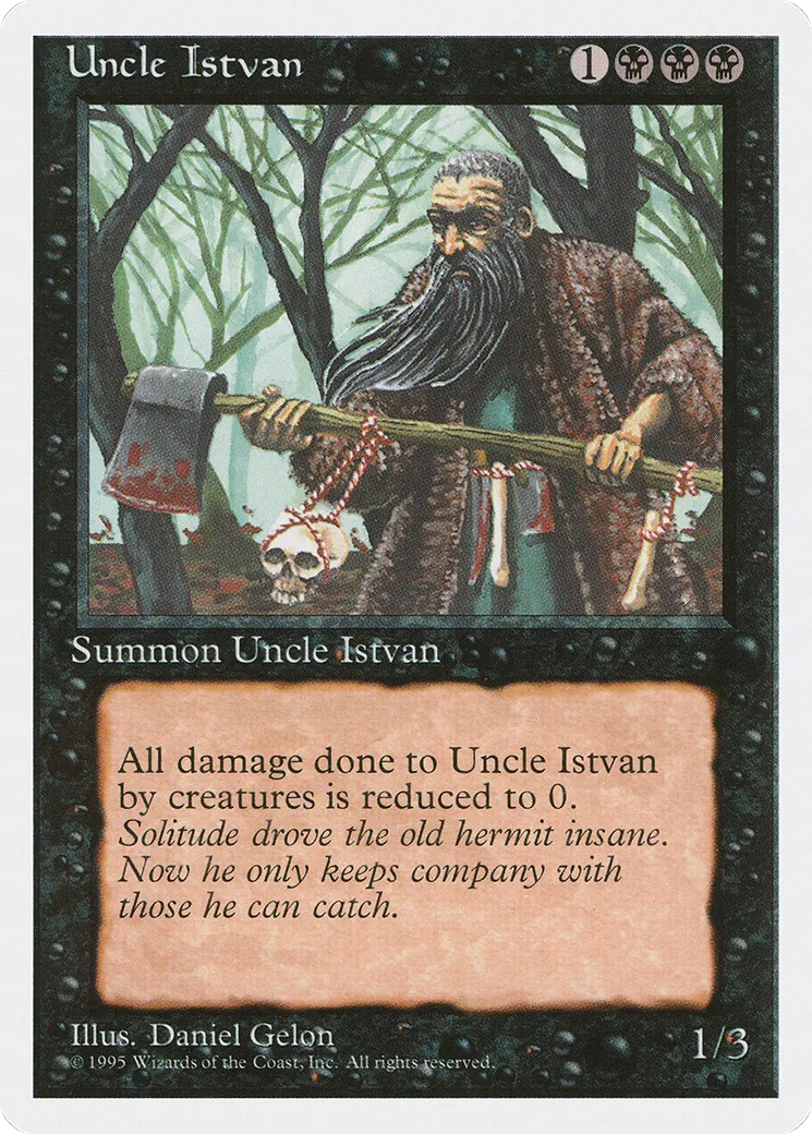 Uncle Istvan — Fourth Edition — Magic: The Gathering