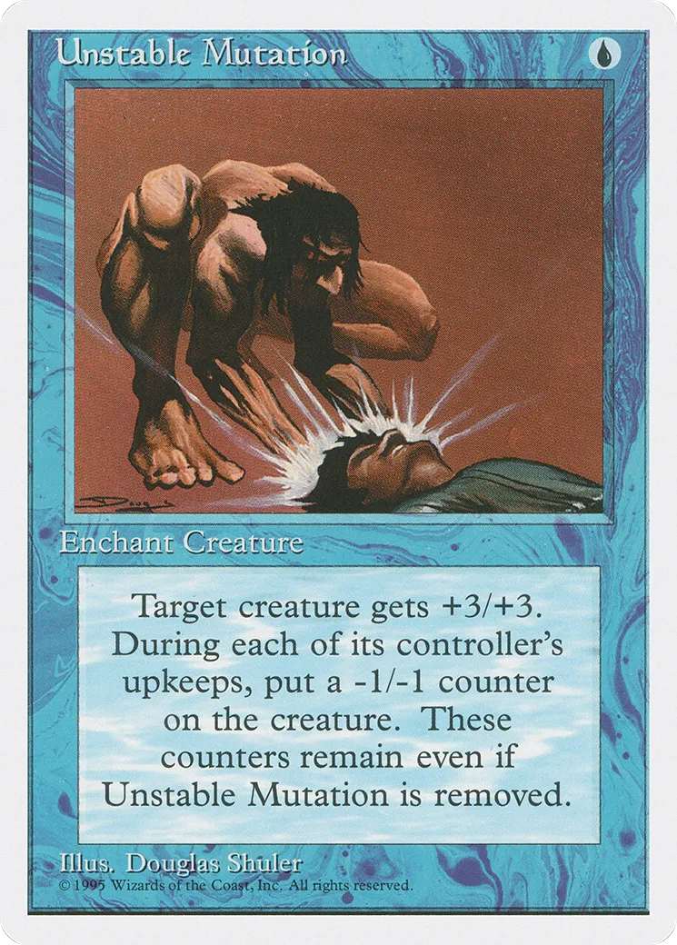 Mutation instable — Fourth Edition — Magic: The Gathering