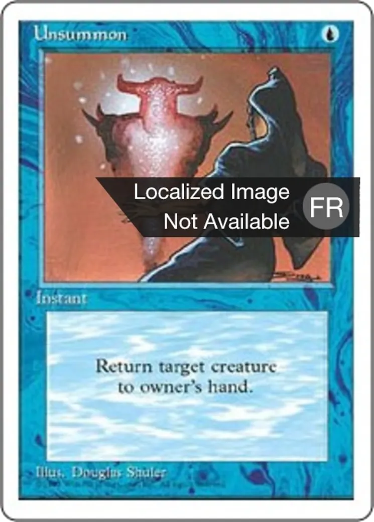 Désinvocation — Fourth Edition — Magic: The Gathering