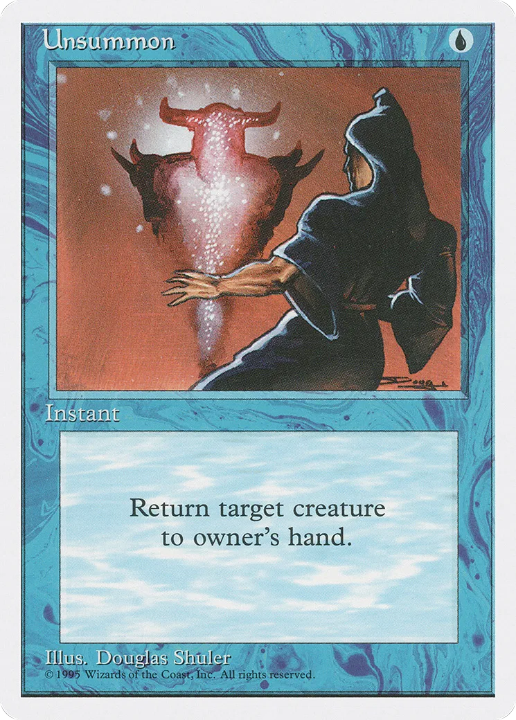 Désinvocation — Fourth Edition — Magic: The Gathering