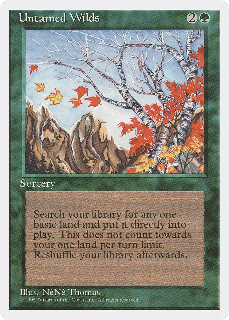 Untamed Wilds — Fourth Edition — Magic: The Gathering