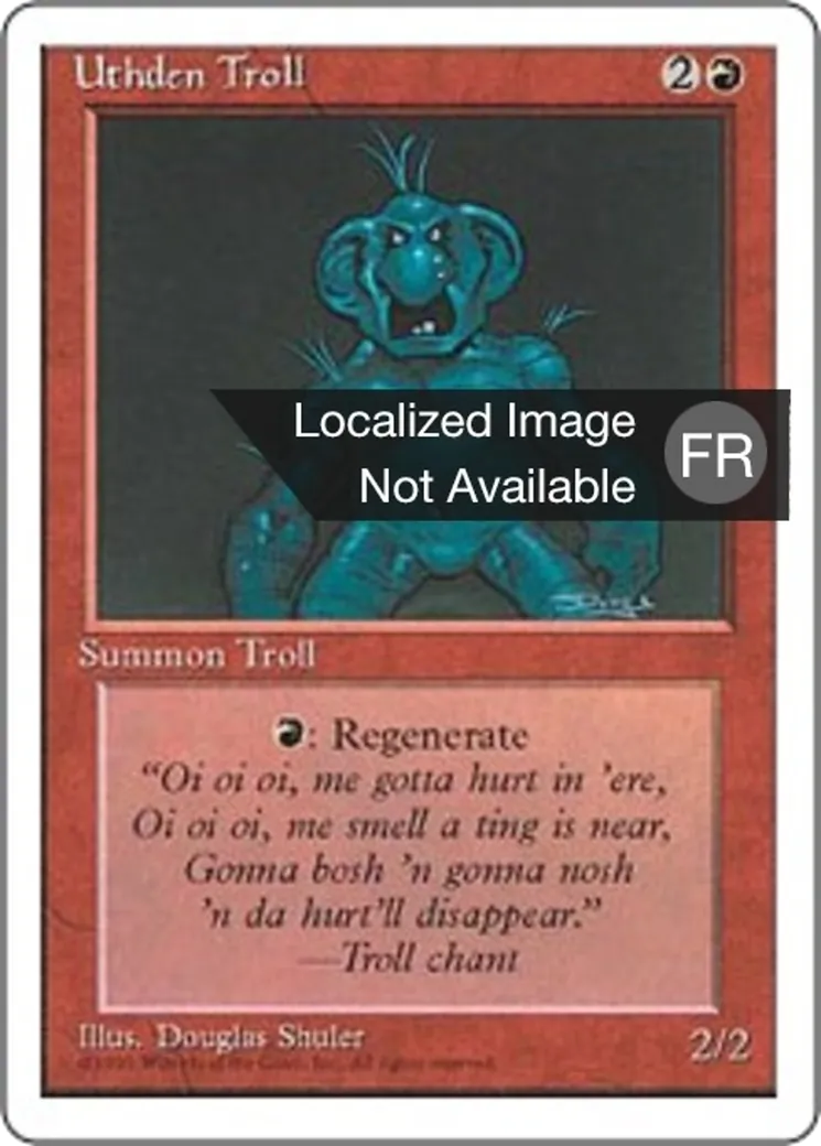 Troll d'Uthden — Fourth Edition — Magic: The Gathering