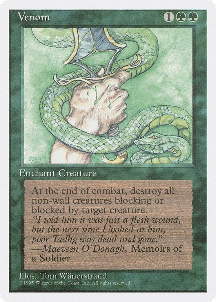 Venom — Fourth Edition — Magic: The Gathering
