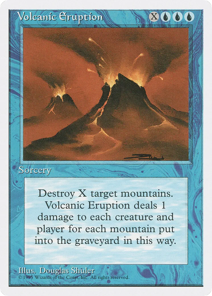 Volcanic Eruption — Fourth Edition — Magic: The Gathering
