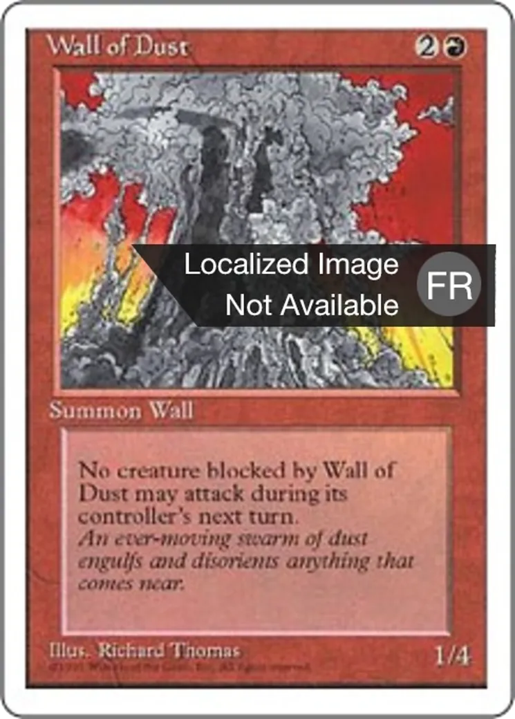 Mur de poussière — Fourth Edition — Magic: The Gathering