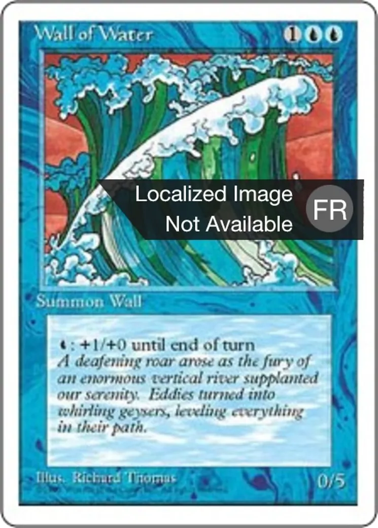 Mur d'eau — Fourth Edition — Magic: The Gathering