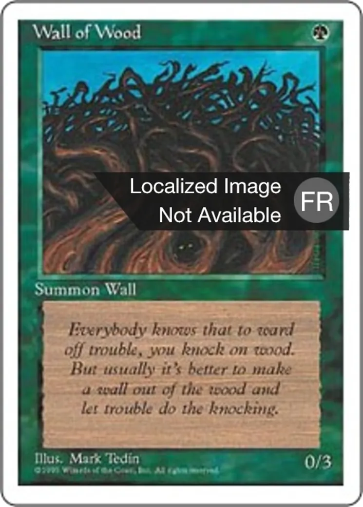 Mur de bois — Fourth Edition — Magic: The Gathering