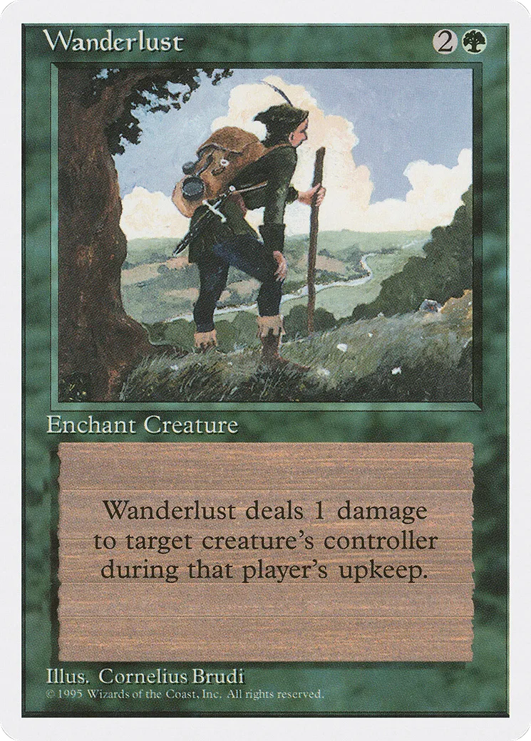 Wanderlust — Fourth Edition — Magic: The Gathering