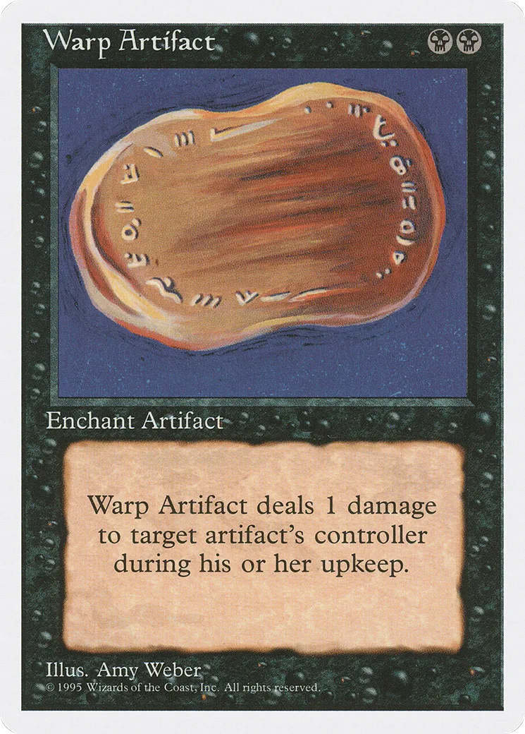 Warp Artifact — Fourth Edition — Magic: The Gathering