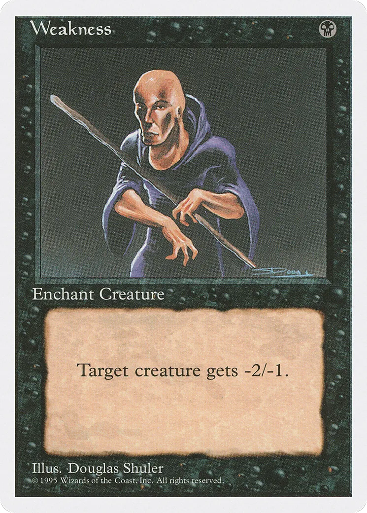 Faiblesse — Fourth Edition — Magic: The Gathering