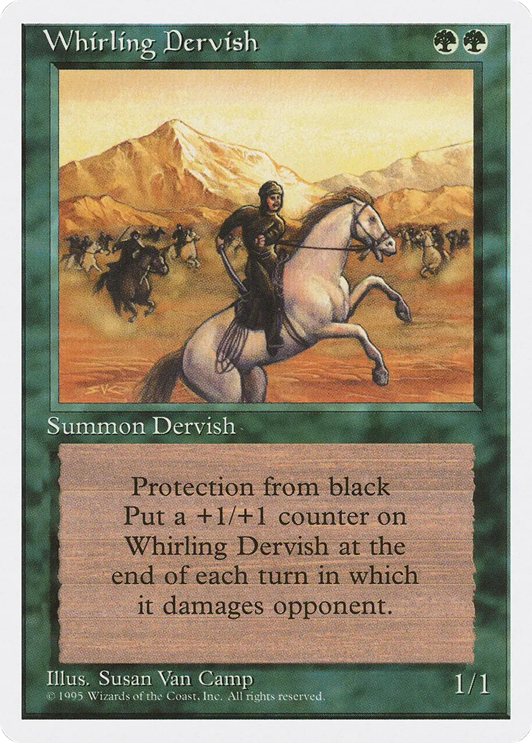 Whirling Dervish — Fourth Edition — Magic: The Gathering