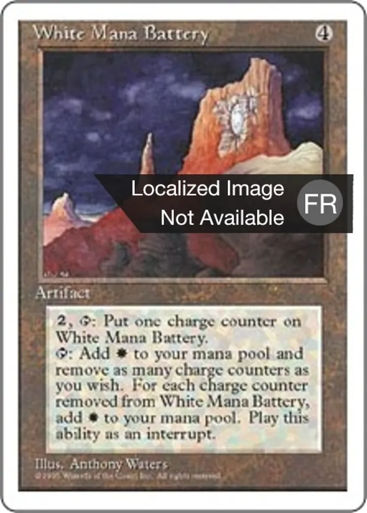Accumulateur de mana blanc — Fourth Edition — Magic: The Gathering
