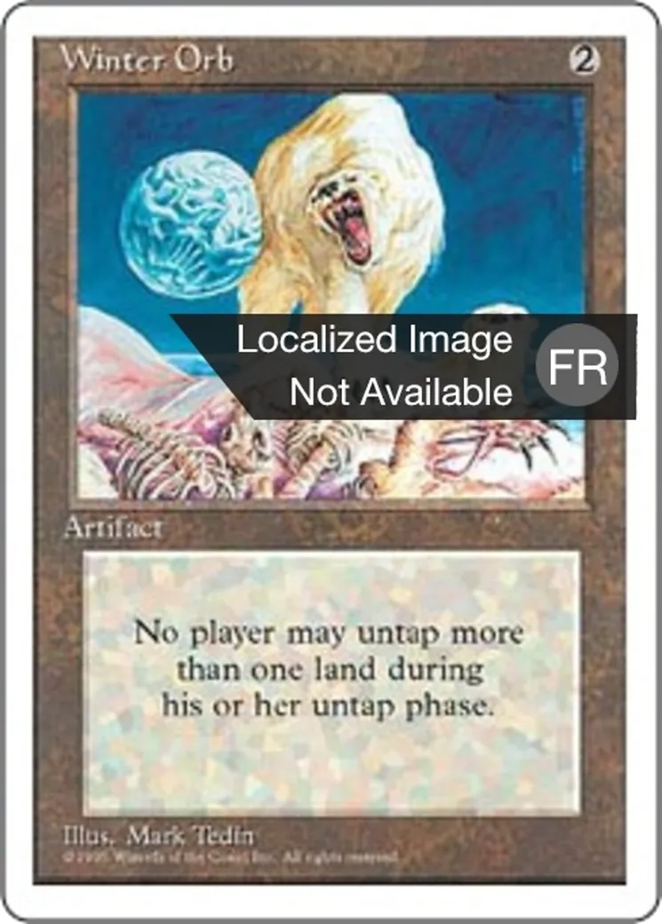 Orbe de l'hiver — Fourth Edition — Magic: The Gathering