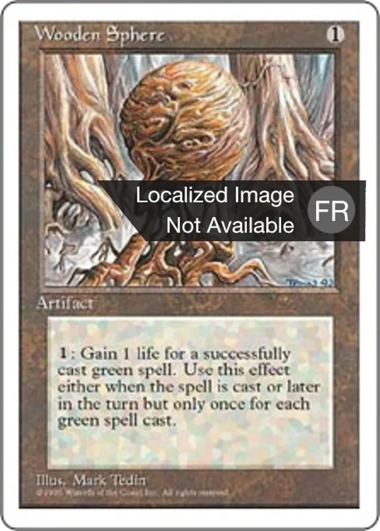 Sphère de bois — Fourth Edition — Magic: The Gathering