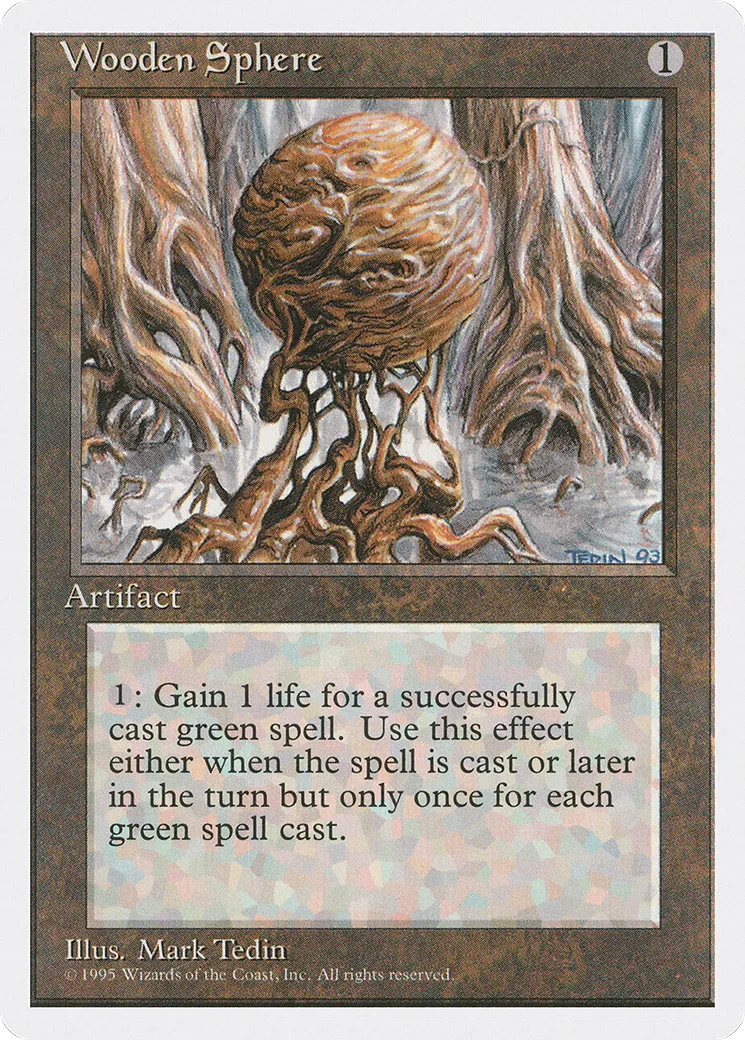 Wooden Sphere — Fourth Edition — Magic: The Gathering
