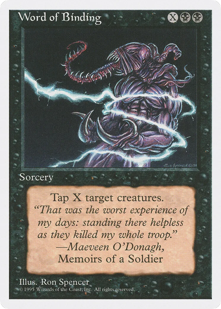 Mots d'entraves — Fourth Edition — Magic: The Gathering