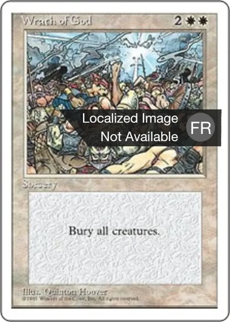 Colère de Dieu — Fourth Edition — Magic: The Gathering