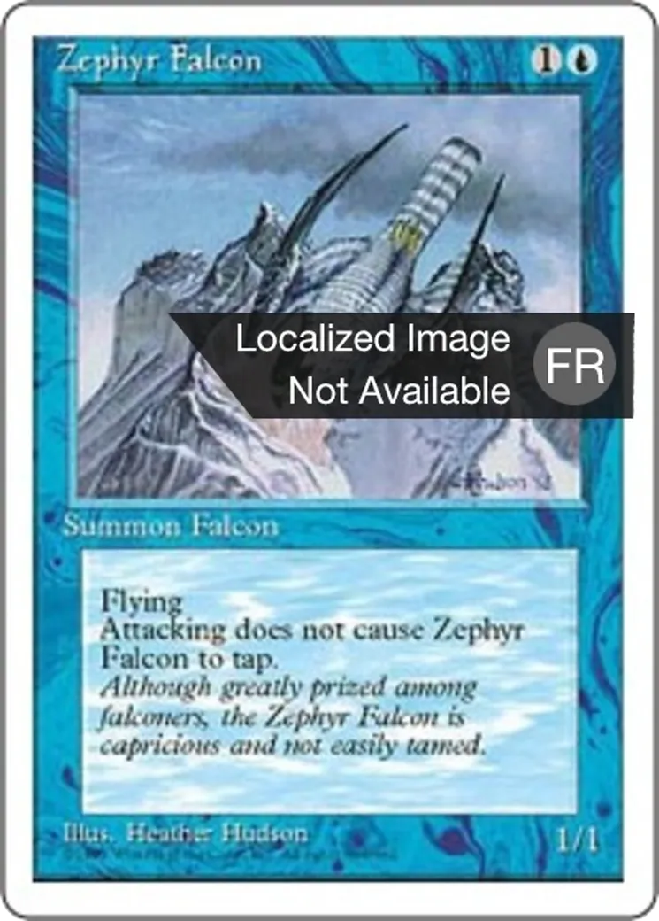 Faucon du zéphyr — Fourth Edition — Magic: The Gathering