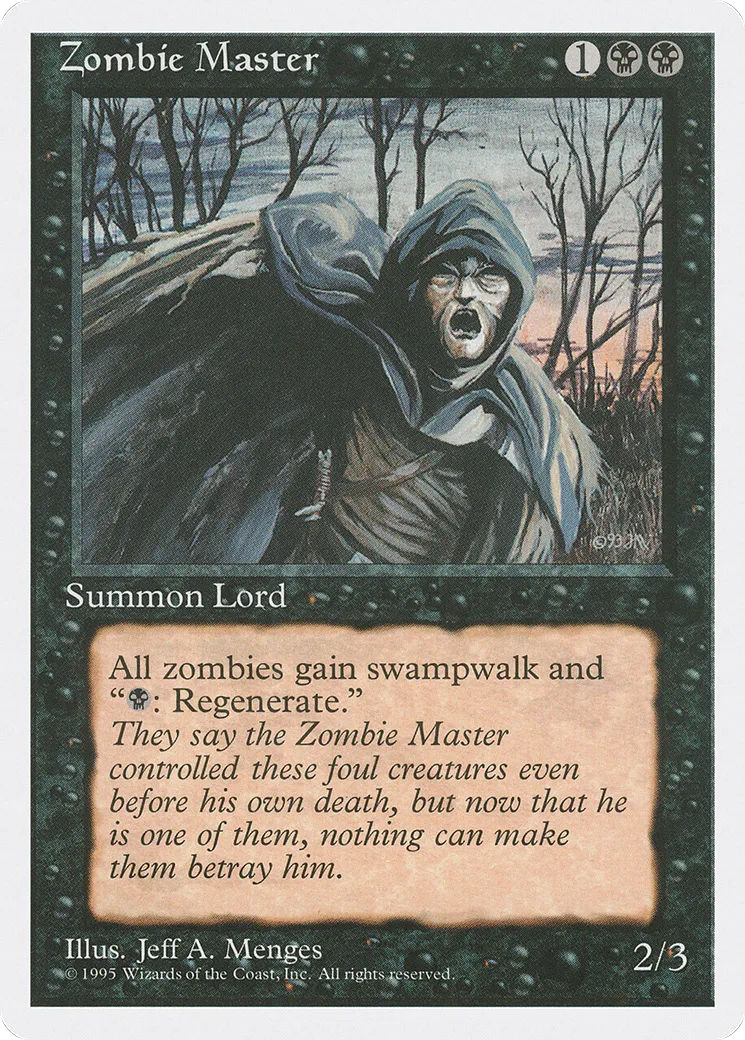 Zombie Master — Fourth Edition — Magic: The Gathering