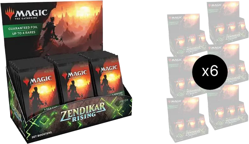 Zendikar Rising Set Booster Box Case — Zendikar Rising — Magic: The Gathering
