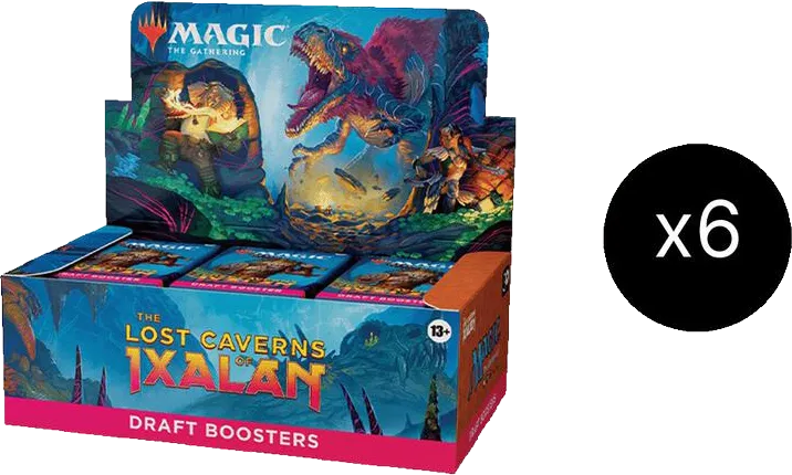 Case de displays Draft Booster Les cavernes oubliées d'Ixalan — The Lost Caverns of Ixalan — Magic: The Gathering