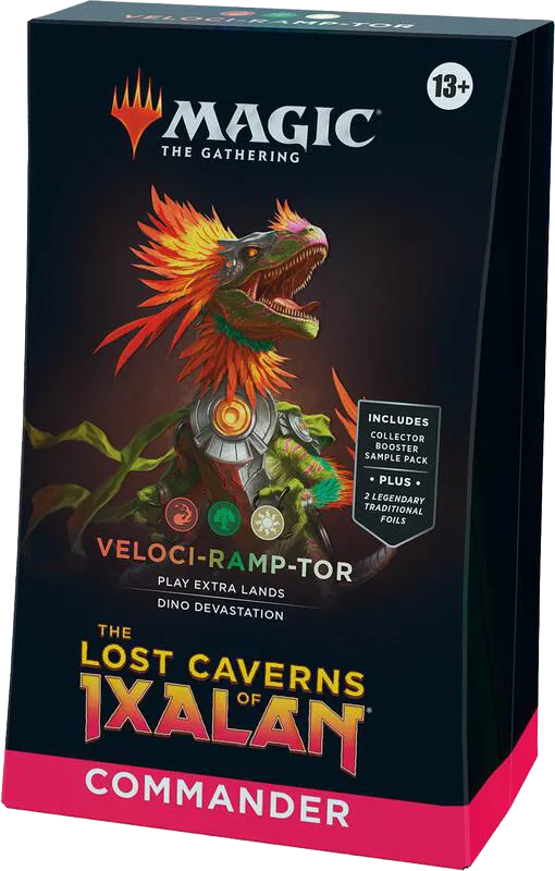 The Lost Caverns of Ixalan Commander Deck Veloci Ramp Tor from The Lost Caverns of Ixalan Commander - Magic: The Gathering