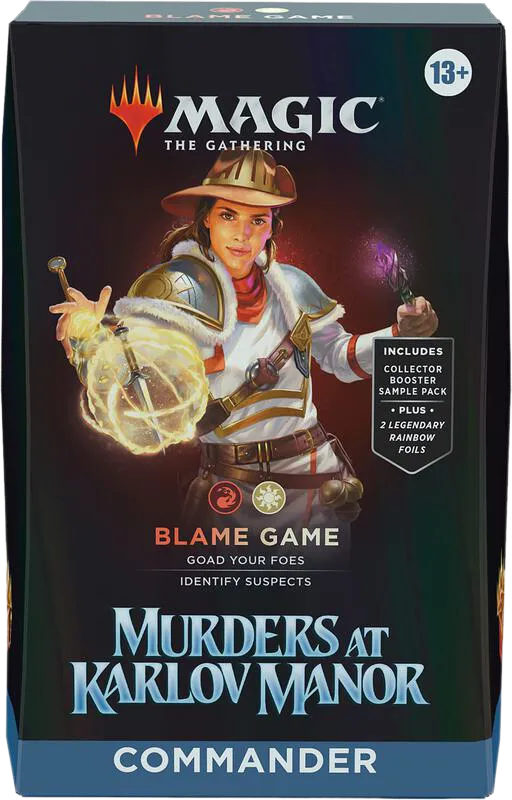 Murders at Karlov Manor Commander Deck Blame Game — Murders at Karlov Manor Commander — Magic: The Gathering