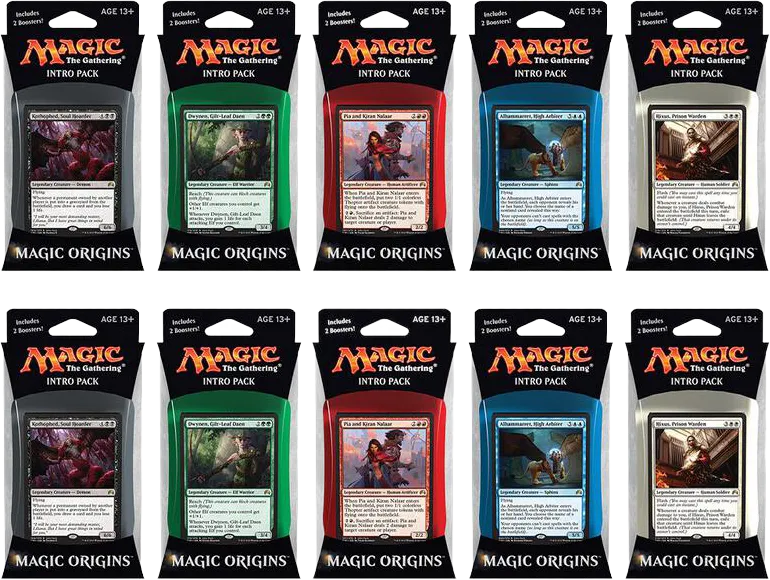 Magic Origins Intro Pack Display — Magic Origins — Magic: The Gathering
