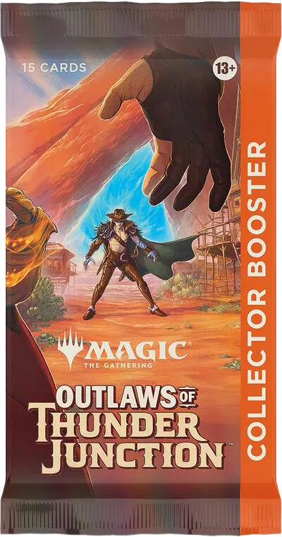 Outlaws of Thunder Junction Collector Booster Pack — Outlaws of Thunder Junction — Magic: The Gathering