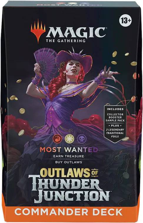Outlaws of Thunder Junction Commander Deck Most Wanted — Outlaws of Thunder Junction Commander — Magic: The Gathering