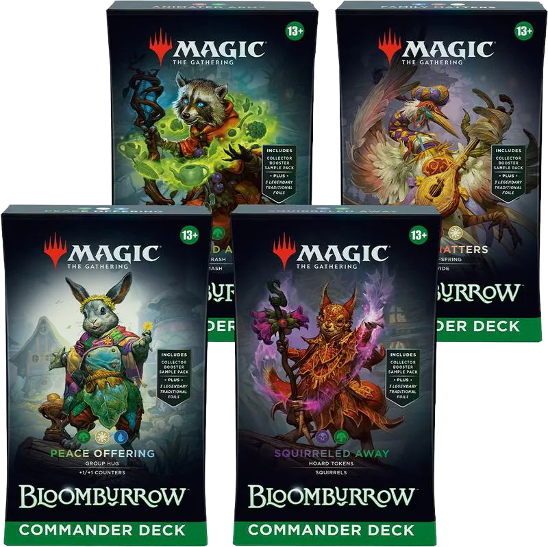 Bloomburrow Commander Deck Display — Bloomburrow Commander — Magic: The Gathering
