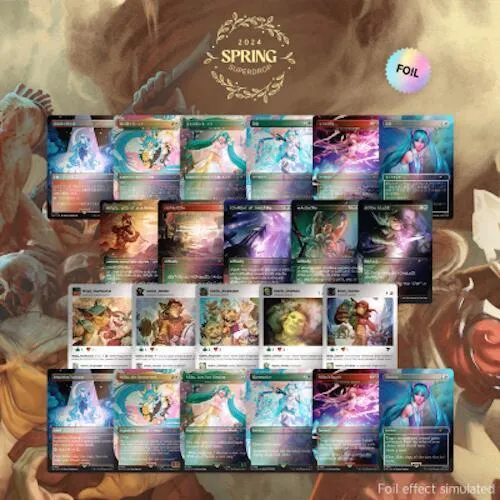 Secret Lair Bundle Spring Superdrop 2024 Spring Into Action Foil — Secret Lair Drop — Magic: The Gathering