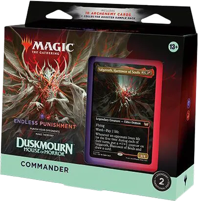 Duskmourn House of Horror Commander Deck Endless Punishment — Duskmourn: House of Horror Commander — Magic: The Gathering