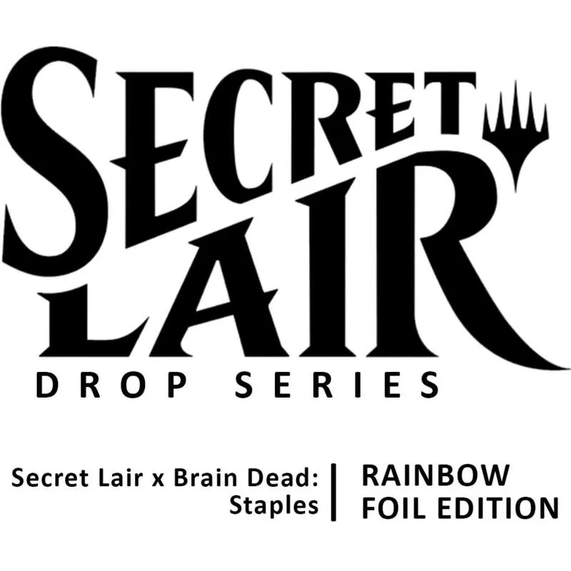 Secret Lair Drop Secret Lair x Brain Dead Staples Rainbow Foil — Secret Lair Drop — Magic: The Gathering
