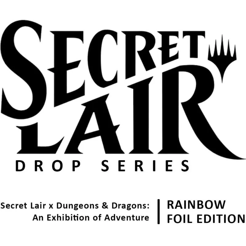 Secret Lair Drop Secret Lair x Dungeons and Dragons An Exhibition of Adventure Rainbow Foil — Secret Lair Drop — Magic: The Gathering