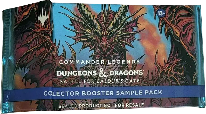Commander Legends Battle for Baldurs Gate Collector Booster Sample Pack — Commander Legends: Battle for Baldur's Gate — Magic: The Gathering