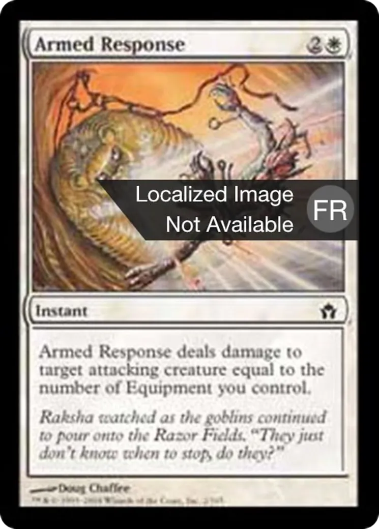 Réponse armée — Fifth Dawn — Magic: The Gathering